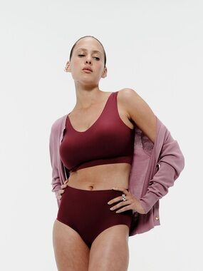 Chantelle Softstretch Padded V-Neck Bra - Sienna M/L